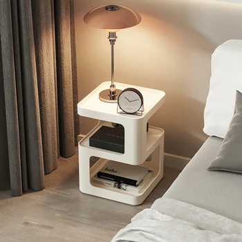 Современный минималистичный ночной столик в скандинавском стиле для спальни, простой ночной столик для хранения, Роскошная Модная мебель для дома Muebles Para El Hogar