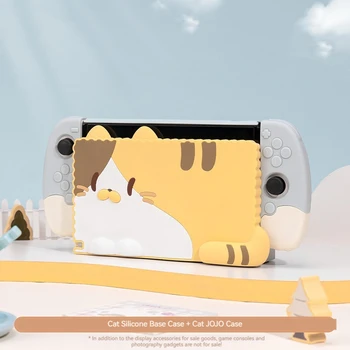 Чехол для Nintendo Switch Case NS Accessories Kawaii Kitten Protect Case Cover Joycon Silicone Soft Shell для игровой консоли Switch OLED
