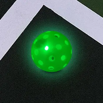 Шарик для пиклбола 74 мм со светодиодной подсветкой для санкционированных турниров на открытом воздухе